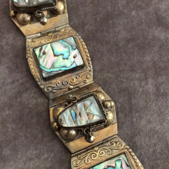 Bracelet - gold with beautiful stones - Picture 2 of 7